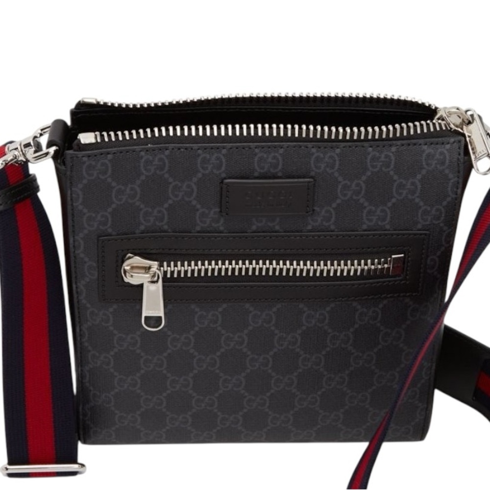 Gucci Messenger Bag GG Supreme Unisex Crossbody or Shoulder - Picture 5 of 15
